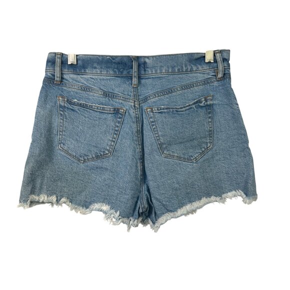 Loft Womens Cutoff Denim High Waisted Shorts Size 25/0 - Picture 3 of 7